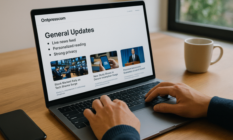 Ontpresscom General Updates
