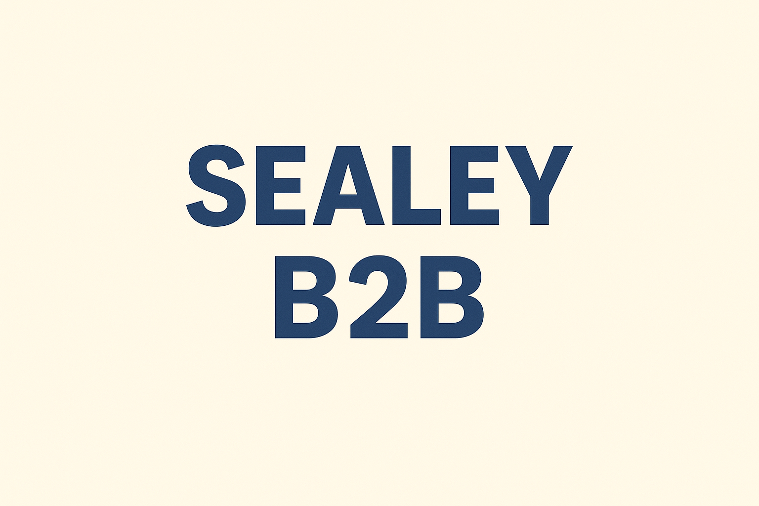 sealey b2b
