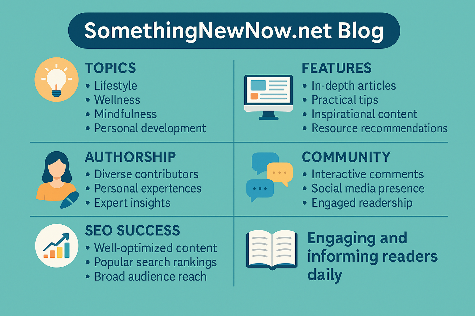 about somethingnewnow.net blog
